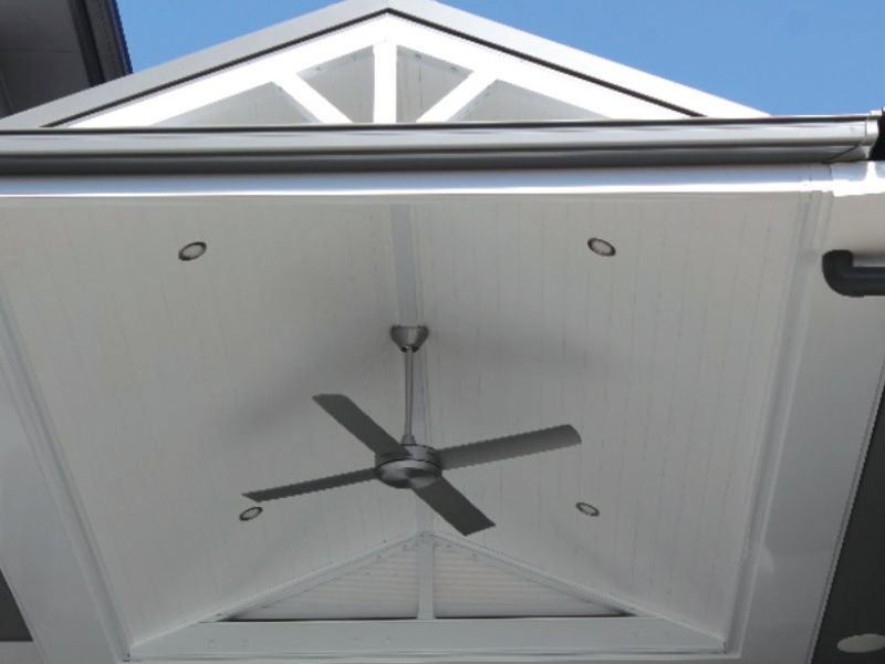 Insulated gable veranda